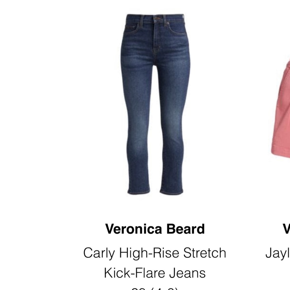 Veronica Beard High Rise Stretch Jeans